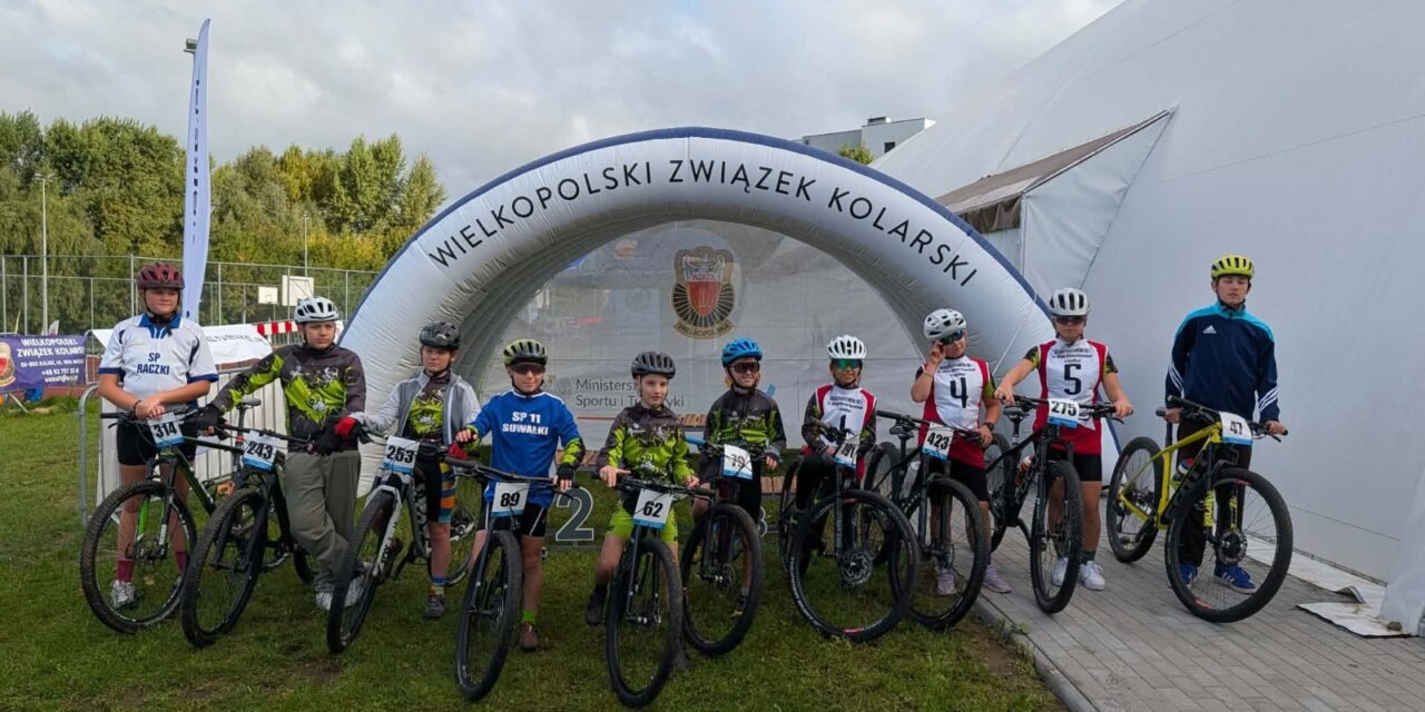 Historyczny medal MTB Suwałki na Mistrzostwach Polski Szkół Podstawowych w Śremie